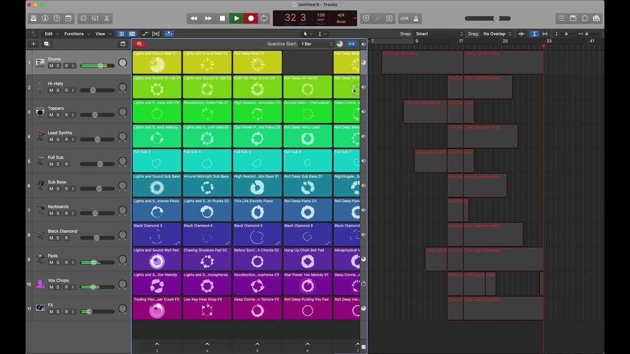 Logic Pro X Record Live Loops Performance in Logic Pro YouTube