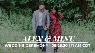 Wedding Ceremony of Alex & Minu | August 29, 2020