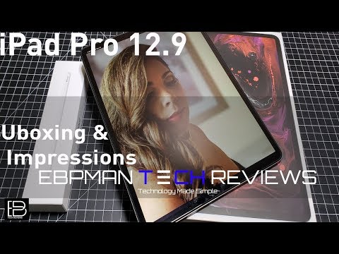 Apple iPad Pro 12 9 2018 Pro   Pencil Unboxing   First Impressions