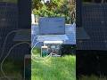 200W solar panel with a power station to charge your iPhone, laptop, and iPad.#iphone#experiment