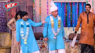 Nasir Chinyoti and Jiya Butt | Sajan Abbas | Priya Khan | Stage Drama | Khand Nalon Mithi #comedy