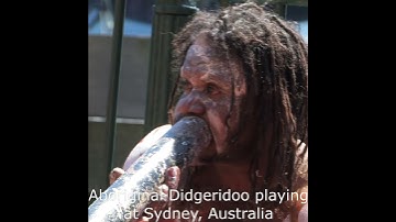 Thumbnail of Aboriginal Didgeridoo playing at Sydney, Australia