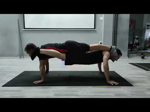 Guinness world record Kotsimpos & Dervas 21/12/22  " Most consecutive tandem pushups"  with 43 reps