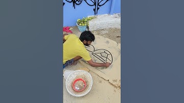 How to draw tortoise 🐢 from 3 number, step by step #shorts