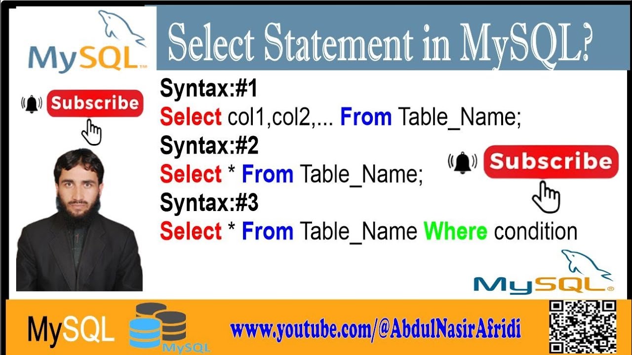10-Lecture | Select Statement in MySQL - YouTube