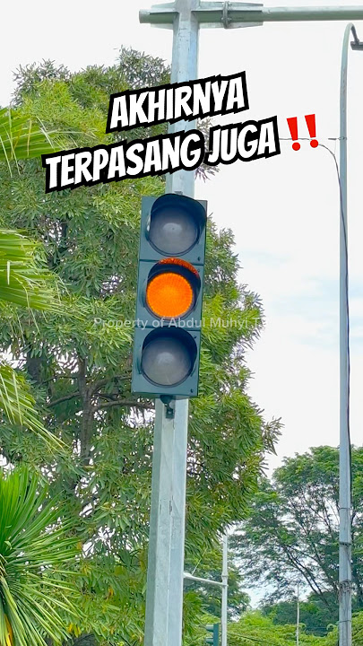 AKHIRNYA LAMPU MERAH 🚦 TOL PLUMBON 1 TERPASANG‼️ #trafficlight #lampumerah #lampulalulintas #apill