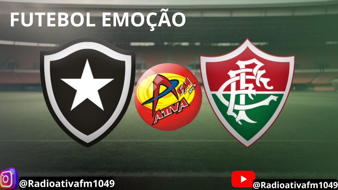 BOTAFOGO X FLUMINENSE - AO VIVO COM IMAGENS - YouTube