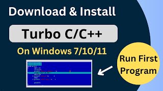 Download and Install Turbo C/C++ On Windows 10 |  Run First Program | Windows 7/10/11 | screenshot 5