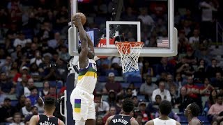 Zion Williamson MONSTER Two handed ALLEY OOP