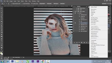 #93 Automatic Work with Action in adobe Photoshop (Insert Conditional, Insert path, batch