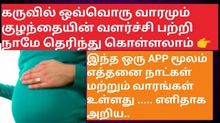 Weekly baby growth/Baby and mother symptoms/ Pregnancy tracker app in tamil screenshot 3