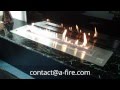 Install your Design Fireplace with a Remote Ethanol Burner AFIRE
