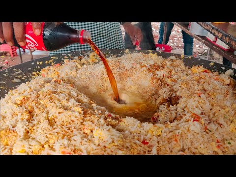 Cola Egg Fried Rice | Unbelievable Fusion of Cola & 30 Eggs | Indian Street Food