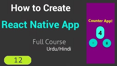 How to create React Native App using Expo CLI? (Urdu/Hindi)