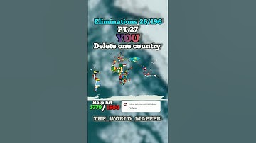 you delete one country #geography #mapguide #europe #map #mapping #mapper #viral #makethisgoviral