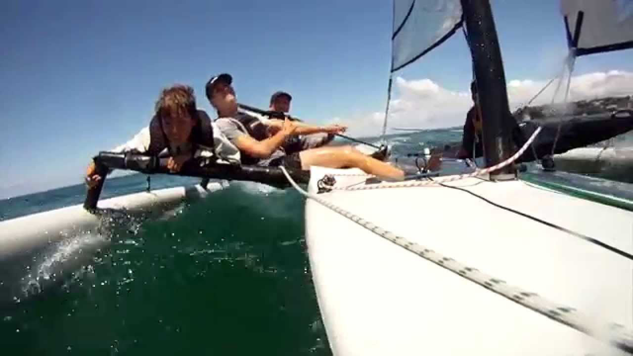 How To Right A Weta Trimaran After Capsize Youtube