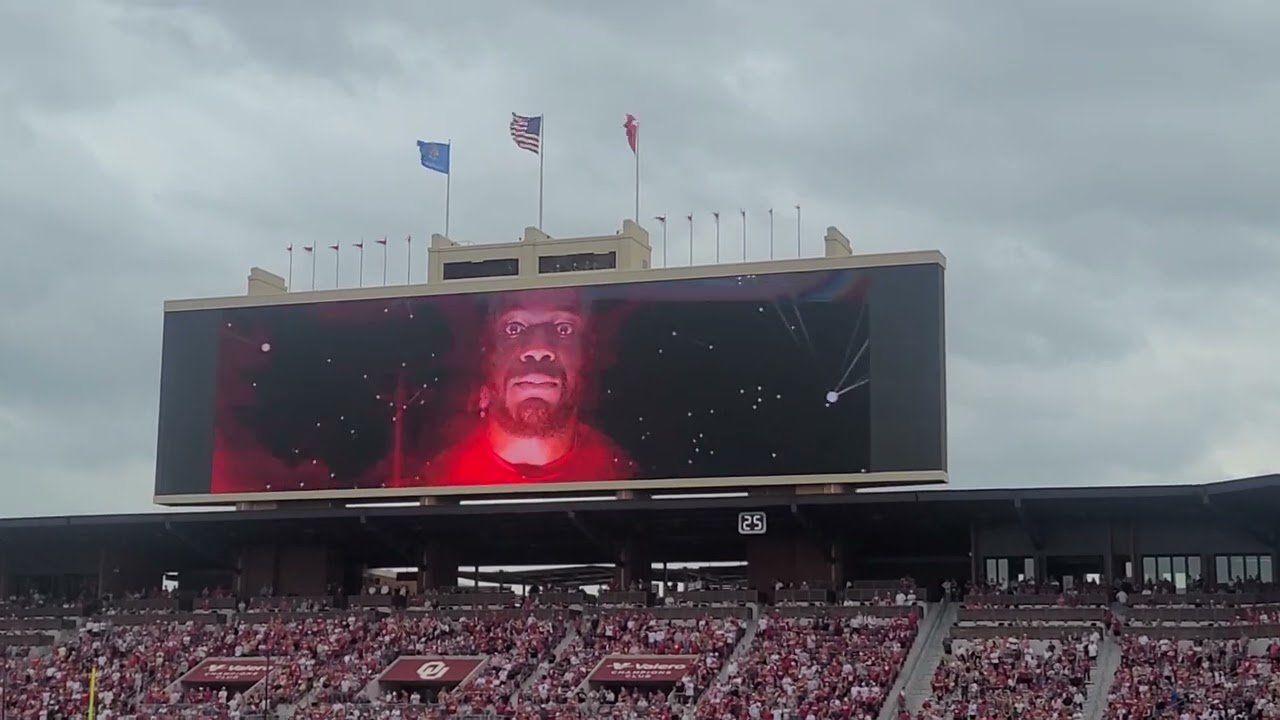 2022 Oklahoma Sooners football spring game intro