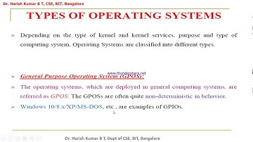 RTOS: Basics of Operating Systems 2 of 3