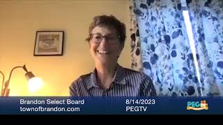 Brandon Select Board - August 14, 2023