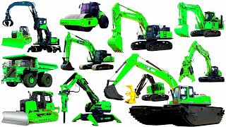 🚛 Tổng Hợp Máy Xúc, Cần Cẩu, Cần Xúc - Excavator Synthesis | Digger, Hammer, Auger, Truck, Loader