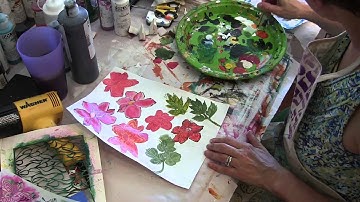 Layered Peonies and Stems Tutorial