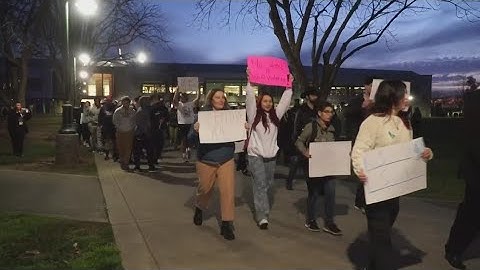 Sacramento State students march for change after sexual assaults on campus