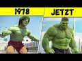 Die Evolution von Hulk in Filmen