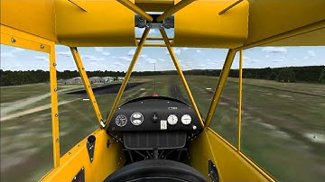 A2A piper Cub landing