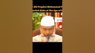 Thumbnail of prophet Muhammad married Aisha at age of 9. see why did he married her, by sheik Dr. zakir naik