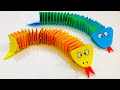 How To Make Easy Paper SNAKE For Kids | Nursery Craft Ideas | Paper Craft Easy | KIDS crafts