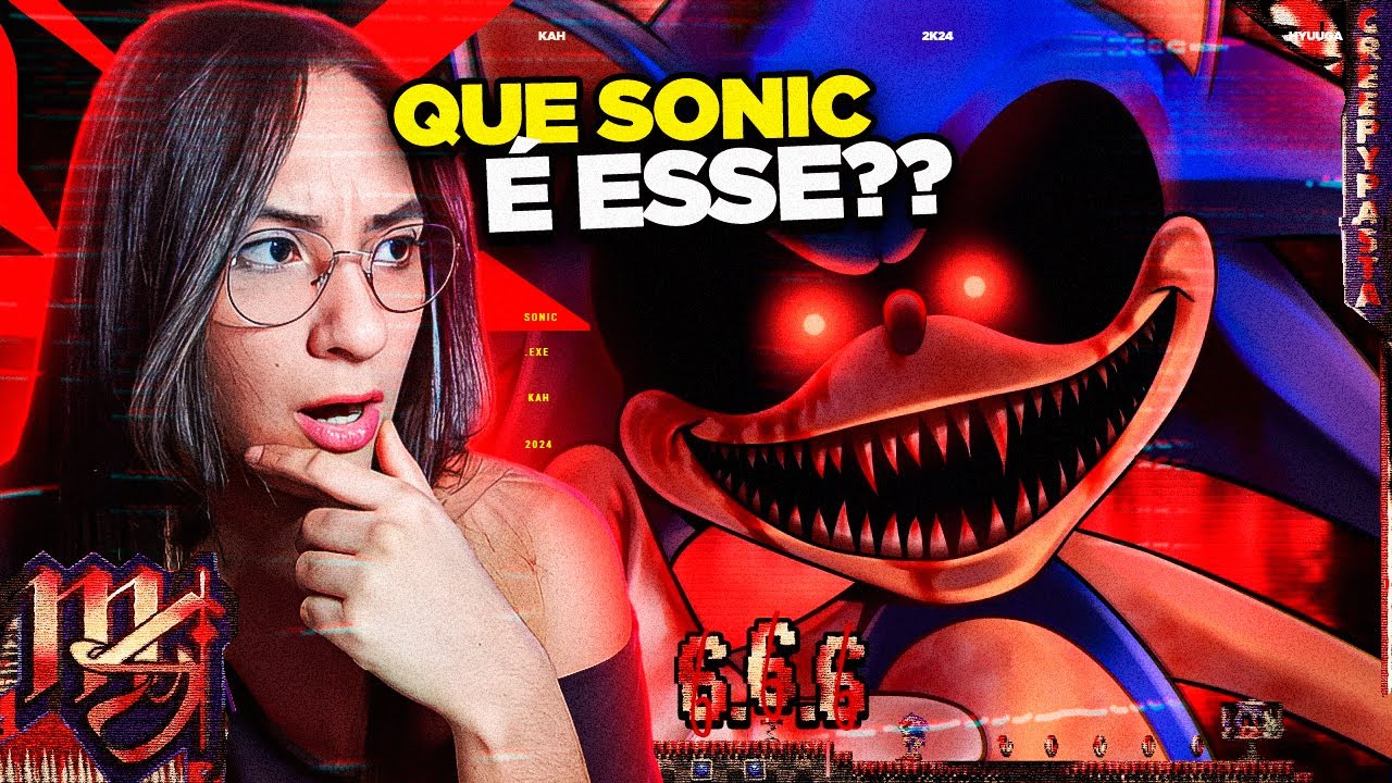 ISSO É UM JOGO? Sonic.exe (Creepypasta) - SEGA 6.6.6 | M4rkim - REACT