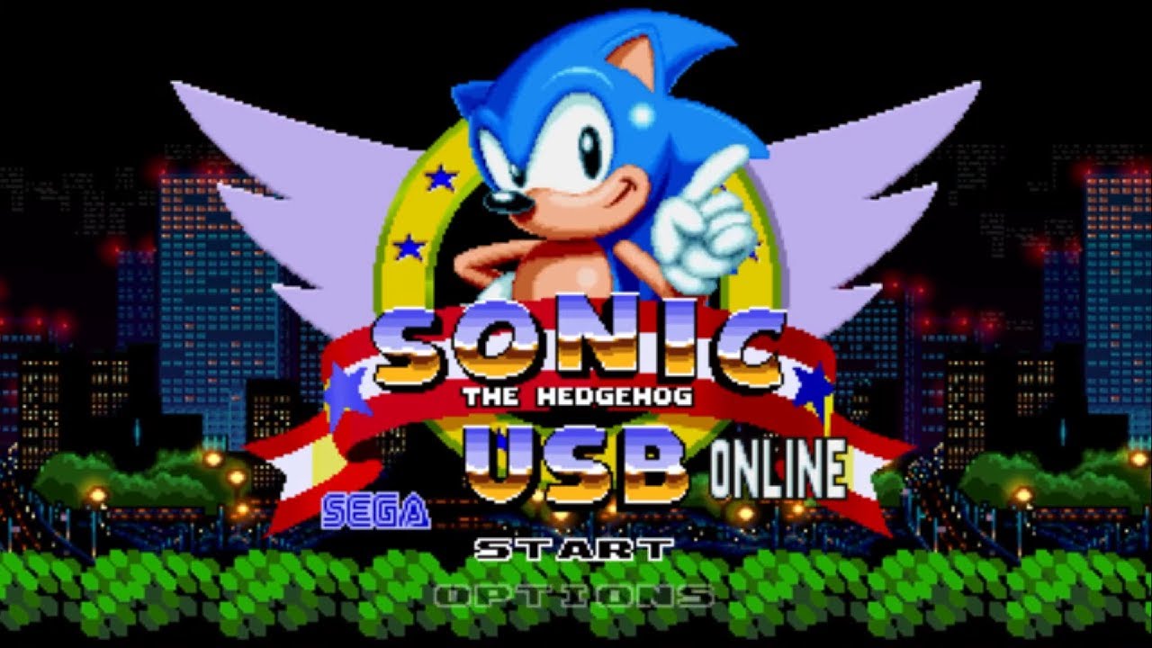 Sonic The Hedgehog USB Online (2022 Update Demo) ✪ Walkthrough