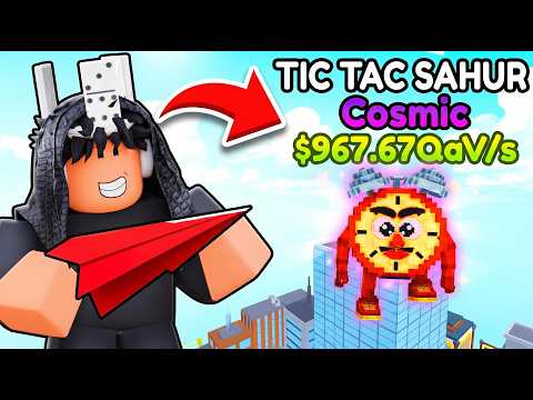 I got WORLDS FIRST INSANE TIK TAK SAHUR SECRET in Paper Plane for Brainrots! (Roblox)
