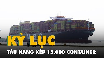 Tàu nước ngoài xếp dỡ 15.000 Tues đạt kỷ lục xếp dỡ container tại Việt Nam