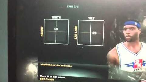 How to create Josh smith on NBA 2k11