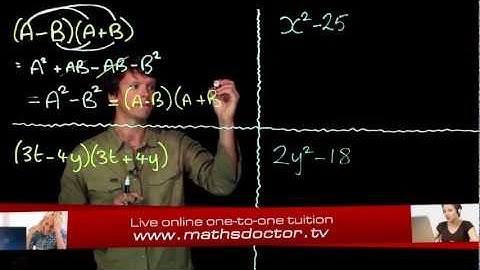 486 The difference of 2 squares