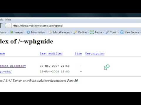Hosting control panel (cpanel)