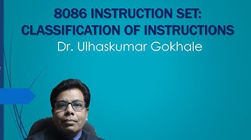 8086 Instruction Set | Format | Classification |