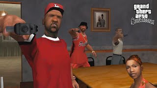 Bloods vs Crips End Of The Line Mission in GTA San Andreas! (Real Gangs)