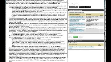 Field Experience Binder on TK20