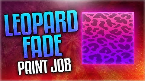 HOW TO MAKE LEOPARD FADE CAMO! - “Leopard Fade Camo” PAINTJOB TUTORIAL! (BO3 Leopard Fade Paint Job)