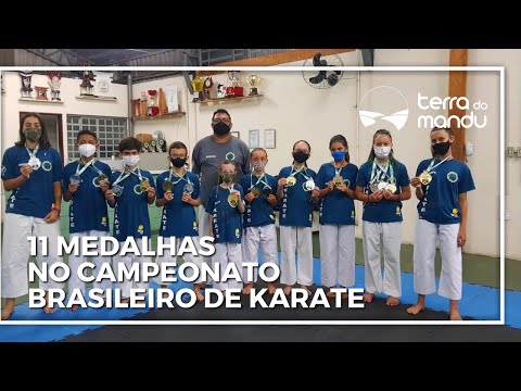 Academia de Pouso Alegre conquista 11 medalhas em Campeonato Brasileiro de Karate