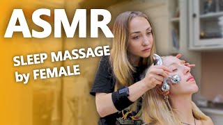 ASMR Sleep Massage by Female Barber Dila | Female ASMR Massage
