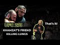 Khamzat Chimaev's best friend Guram screaming his lungs out at UFC 273 | Guram Kutateladze