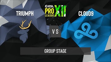 CS:GO - Cloud9 vs Triumph [Dust2] Map 1 - ESL Pro League Season 12 - Group Stage - NA