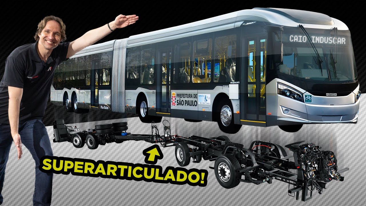 😮Revelado de corpo e alma: Ônibus Urbano SUPERARTICULADO Mercedes-Benz O500 UDA(Caio Millenium BRT)