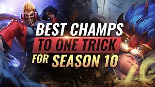 BEST Champions To One-Trick For EVERY ROLE in Season 10 - League of Legends