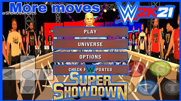 New WR3D mod SuperShowDown2020 mod link best New Moves entrance Taunts textures arenas Climbablecage