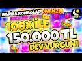 🍭 Sweet Bonanza 🍭İlk Dakika Gelen Vurgunla Oyuna Tek Attım! | 100X ile Gelen Dev Vurgun! | Big Win!