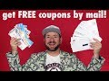 ✂️ FREE COUPONS! How to get free grocery coupons by mail!